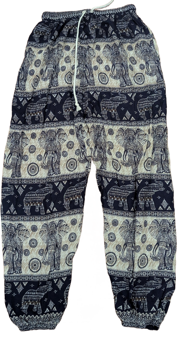 Elephant Print Harem Pants