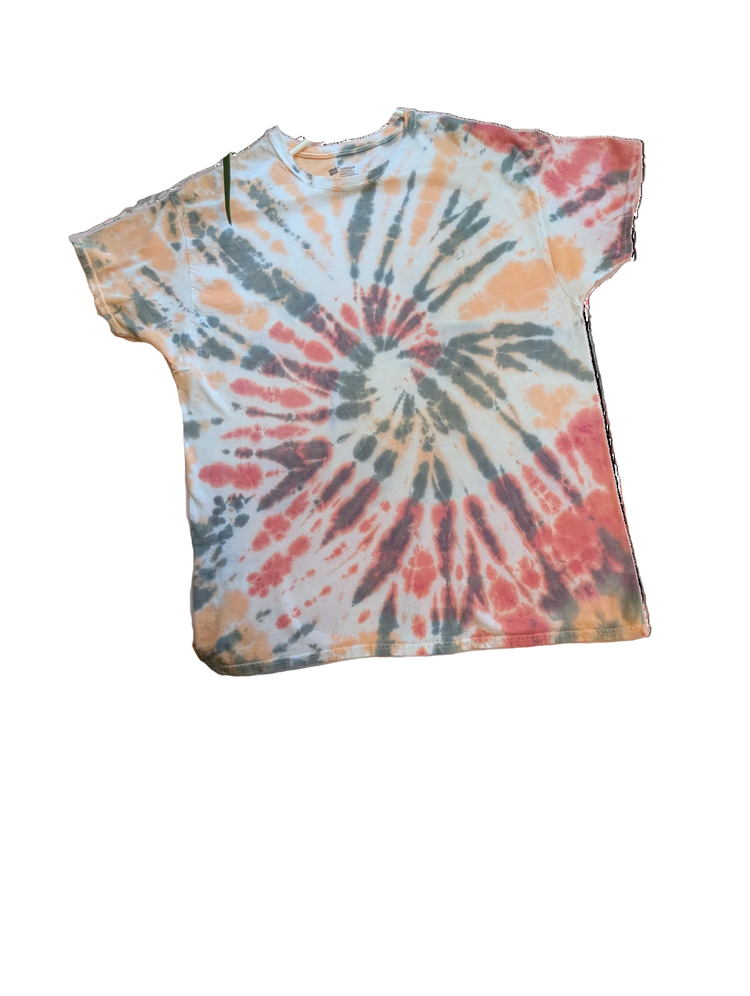 Pastel Spiral Tee - Yellow, Mint & Lavender